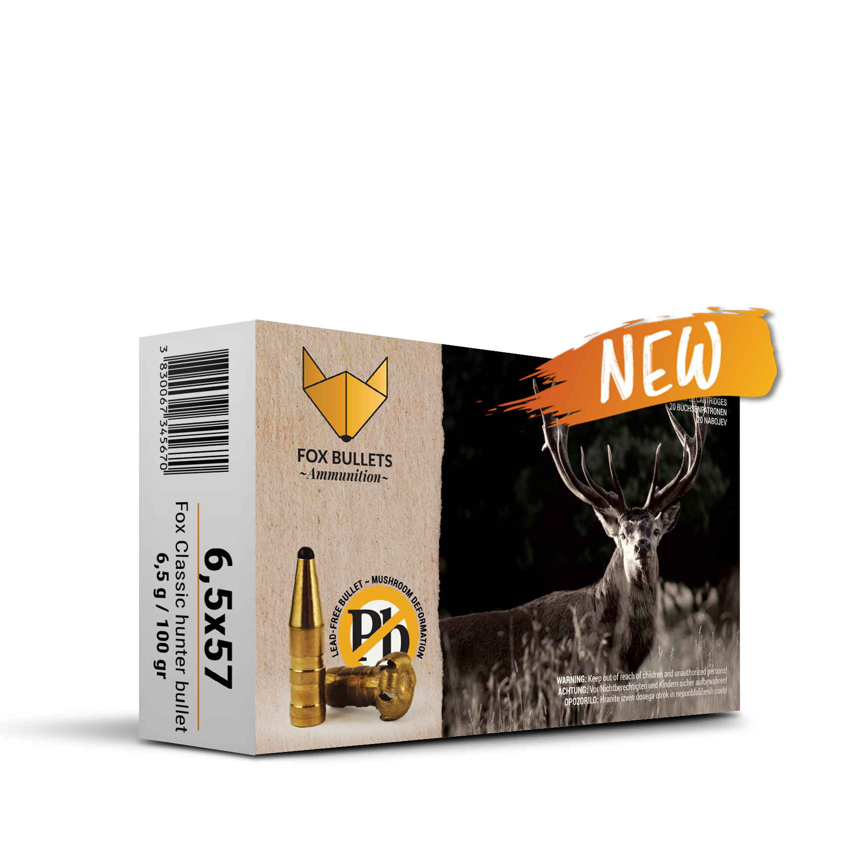Fox Ammunition - box - 6,5x57-100gr new